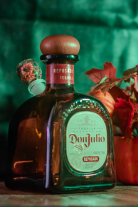 don julio bottle with custom bowl